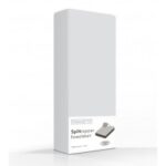 split topper hoeslaken silver Double Jersey