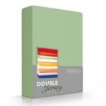Hoeslaken Dusty green Double Jersey