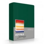 Hoeslaken forest green Double Jersey