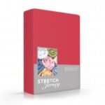 Romanette hoeslaken rood